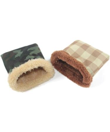 Easy-topbuy Hamster Sleeping Bag Small Pet Nest For Hedgehog Squirrel Hamster Guinea Pig Sleeping Pouch With Warm Plush Inner And Waterproof Outer 13 X 12cm / 23 X 18cm (Color Random) S(13Â xÂ 12cm) - Buy Online on SooperMarket.com