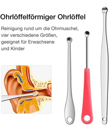 7 in 1 Stainless Steel Ear Cleaner Set - Earwax Removal Tool for Adults and Children - Buy Online on SooperMarket.com