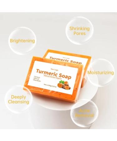 Buy Organic Turmeric Herbal Soap | Natural Skincare for Glowing Skin Worldwide - Buy Online on SooperMarket.com