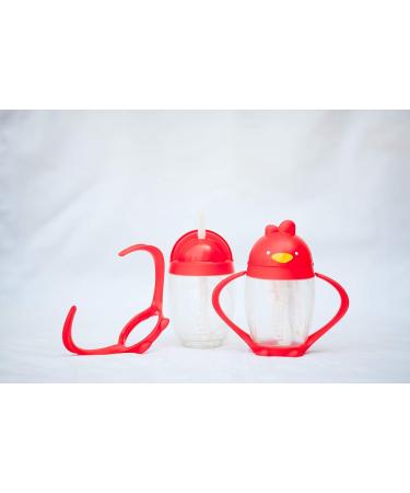 Lollaland Weighted Straw Sippy Cup - Lollacup | Made in USA | Transition Sippy Cup for Baby & Toddler (6-9 months) | Shark Tank Product - Bold Red - Buy Online on SooperMarket.com