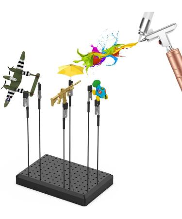 Modeling Tools Painting Stand Base Holder with 12 Alligator Clip Sticks Set for Gundam Hobby Model Parts Assemble - DIY Airbrush Spray and Card Photo Memo - BC1201 - Buy Online on SooperMarket.com
