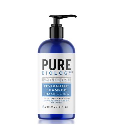 RevivaHair Biotin Shampoo for Men and Women | Premium Volumizing Shampoo for Thinning Hair Care with Rosemary Oil for Hair Treatment | Thinning Hair Shampoo Biotin Formula with Procapil and Vitamin E 8 Fl Oz (Pack of 1)