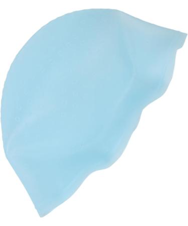 Hair Dye Cap Silicone Hair Highlighting Cap Punching Reusable Convenient Use with Hook Needle for Hair Salon (Blue) - Buy Online on SooperMarket.com
