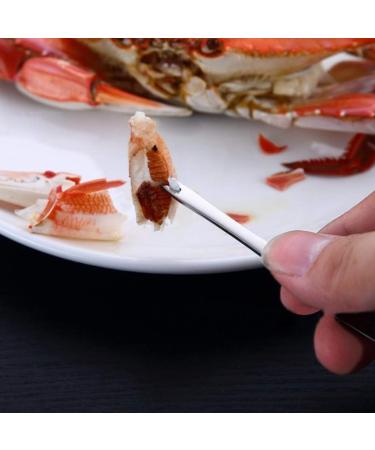 Alloy Steel Pliers Multi-Purpose Stainless Crab Eating Fork Tool Kitchen Dining & Bar Fingernail Scrub Brush Hard Bristles (Silver One Size) Silver One Size - Buy Online on SooperMarket.com