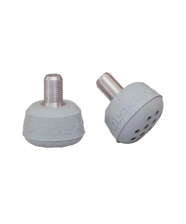 Roll-Line Standard Roller Skate Toe Stops (Metric) Grey