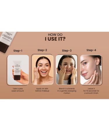 C.olorbar Cosmetics Flawless Finish Primer 30 ml Transparent |Moisturizes Skin | Gel based light weight formula |Provides Radiant & Smooth Finish - Buy Online on SooperMarket.com