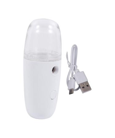 CANIGHT 1 Set Spray Hydrating Apparatus Pore Cool Mist Sprayer Face Steamer for Facial Lash Plastic White