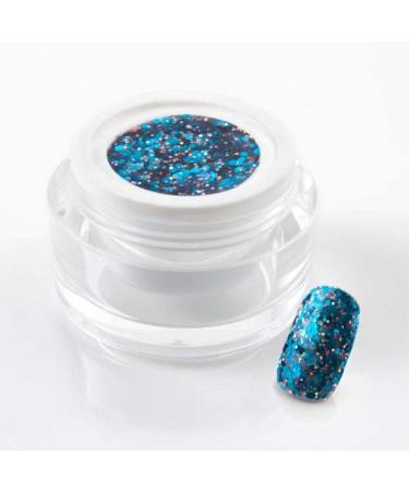 5 ml exclusive UV color gel/colour gel/glitter gel - in Big Glitter Summer Night