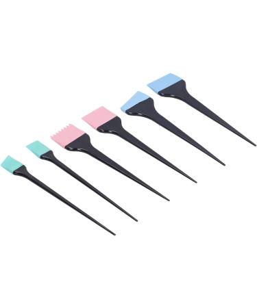 6pcs Hair Dye Applicator Brushes Silicone Hair Dye Brush Soft Bristles Hair Coloring Kit Hair Bleach Tinting Diy Tool for Home Barber Shop Salon - Buy Online on SooperMarket.com