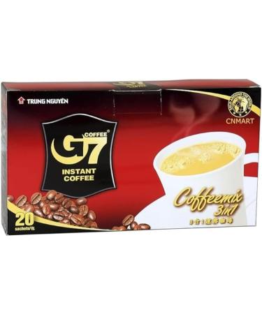 CNMART Trung Nguyen G7 Instant Coffee Vietnamese Coffee Mix 3 in 1 320g (Pack of 8) - Buy Online on SooperMarket.com