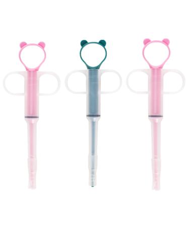 mciskin 3 Pieces Pet Pill Plunger Popper for Small Cats Dogs Pill Gun Dispenser Shooter Pet Piller Soft Tip Tablet Syringe Pusher Animal Medicine Feeder for Feeding Accessories