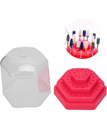 Nail Drill Bits Box Case Nails Necessary Tool Nail Drill Bits Storage Stand Plastic 48 Hole for Home Use for Nail Salon() Pink - Buy Online on SooperMarket.com