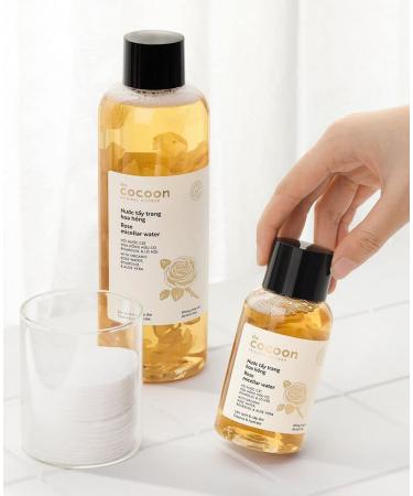 Cocoon Rose Micellar Water | Organic Hydrating Makeup Remover for Dry & Normal Skin | 4.73 fl oz - Shop Now - Buy Online on SooperMarket.com