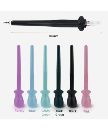 Silicone Eyeliner Brush with Eyeliner Cream Set - Reusable Eye Liner Tool Waterproof Easy to Operate Makeup Aid Tool (Purple) - Buy Online on SooperMarket.com