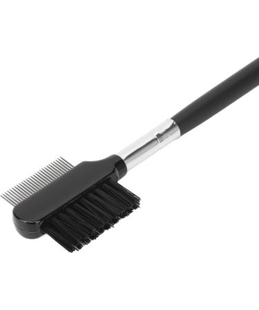 2 in 1 Eyelash Separator Brow Comb Eyebrow Brush with Stainless Steel Teeth Mascara Comb Grooming Makeup Tool Eyebrow Shaper Supplies for Eyelashes Extension - Buy Online on SooperMarket.com
