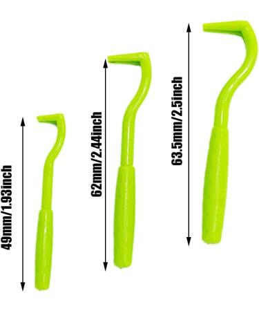 Tranquilique 5 PCS Tick Remover Tick Remover Tools for Dogs Cats Humans Flea Treatment Cat Entire Head & Body Pain-Free Tick Remover for Professional & Home 1.93+2.44+2.5inch 5/Pcs green - Buy Online on SooperMarket.com