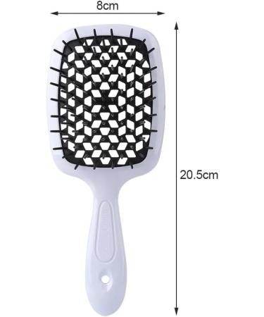 Comb Fluffy Shaped Comb Mesh Comb Wide Tooth Air Cushion Comb Massage Hair Brush Styling Tool Wide Tooth Comb (Color : Black Red) - Buy Online on SooperMarket.com