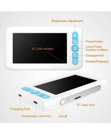 Marycan Ear Wax Removal Endoscope with 4.3 IPS Screen - FHD Smart Visual Ear Cleaner & Infection Detector | Plug & Play Kit for Home Use - Buy Online on SooperMarket.com