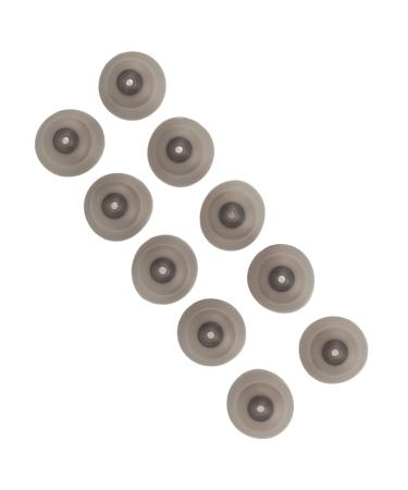 Hearing aid earplugs 10 pieces of noise suppression of washable sound amplifier dome statically freely open to compensate for hearing loss (11mm)