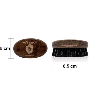 Arrison Beard Kit Made in Italy | 4-Part Beard Set with Birchwood Box Shampoo Conditioner Wax Beard Oil Comb & Brush - Buy Online on SooperMarket.com