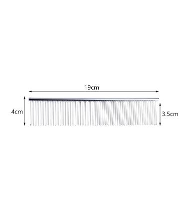 F Fityle Stainless Steel Dog & Cat Comb - Ideal for Long & Short Hair Pet Grooming Tool for Kittens & Small Animals - Buy Online on SooperMarket.com