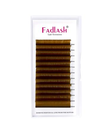 0.07 D Curl Volume Lash Extensions | Easy Fan Mixed Tray 15-20mm | Brown Blond Supplies - Buy Online on SooperMarket.com