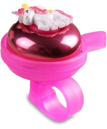 MINI-FACTORY Pink Unicorn Bike Bell for Girls - Cute 3D Unicorn Pattern Handlebar Ring Horn for Safe Cycling - Buy Online on SooperMarket.com