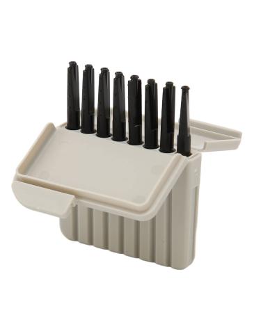 8pcs Ear Wax Guard Filters Cerumen Stop Filter ABS Waterproof Dustproof Portable Earwax Cleansing Guards Filters with Storage Box