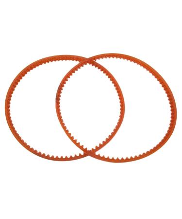 CKPSMS brand-2PCS sewing machine motor belts with the perimeter just short of 14(350mm) the width just short of 1/4(6mm) and teeth number 84 Compatible with/Replacement for NewHome brand 620  625