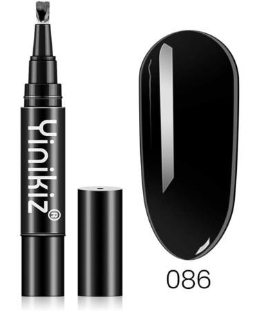 LICHENGTAI One Step Gel Nail Polish Pen 3 in 1 Nail Polish Pen UV Nail Gel Painting Pen No Base Top Coat Need Nails Art Tool Soak Off Gel Ideal for Home and Professional Manicure 086 - Buy Online on SooperMarket.com