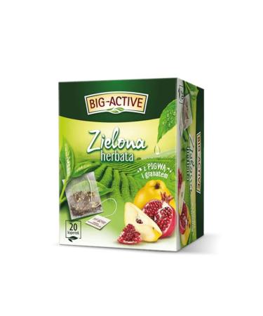 Green Tea With Quince And Pomegranate Herbal Tea Natural Pure And Refreshing Herbal Fruit Infusion Herbapol