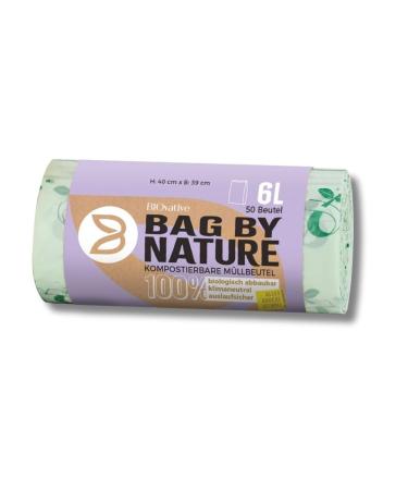 6L organic waste bag: 200 garbage bags made in Germany 100% compostable in 6 weeks biodegradable 100% climate -neutral dinplus certified tear -resistant organic bag also as 10l 20l 30l 200 pieces (1 Pack)