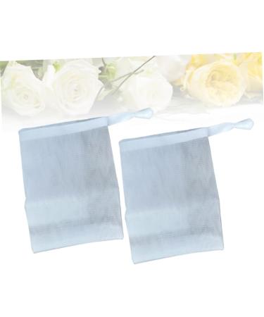 Baluue 2pcs Soap Pouch Soap Soap Saver Net Exfoliating Soap Saver White - Buy Online on SooperMarket.com