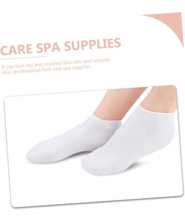 FOMIYES 10 Pairs Exfoliating Moisturizing Socks Elastic Boat Socks Heel Socks Lotion Foot Care Socks Cracked Dressy Heels for Women Foot Care Moisturizing Socks Protection Sebs Girl Spa - Buy Online on SooperMarket.com