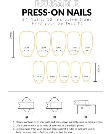 Aflytep Blue French Wearable Nails Wearable Press on Nails False Nail Tips Full Cover Nail Tips Art Finished Nails - Buy Online on SooperMarket.com
