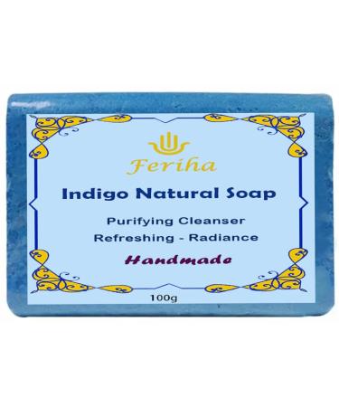 Moroccan Indigo Nila Facial Soap - Handmade with Argan Oil & Shea Butter