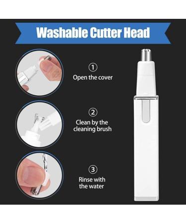 Nose & Ear Hair Trimmer for Men | Travel-Friendly Razor Clipper Kit - Easy Cleansing & Grooming - Buy Online on SooperMarket.com