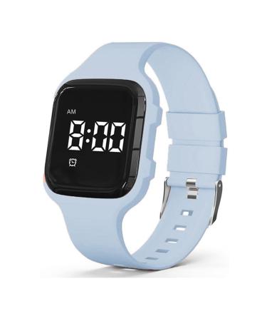 E-vibra vibrating alarm clock pot-training watch waterproof medical memory clock with 15 daily alarms (gray blue) Sierra Blue