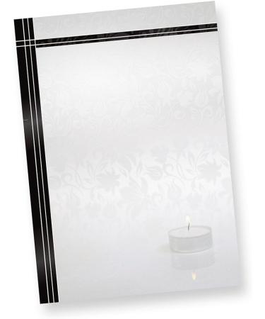 Premium Betting Paper Set for Grief - 25 A4 Letterhead Sets with Windowed Funeral Envelopes - International Shipping Available - Buy Online on SooperMarket.com