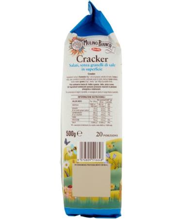 6x Mulino Bianco (Barilla) 20x Italian Crackers 500g Salt Free! Health Food! - Buy Online on SooperMarket.com