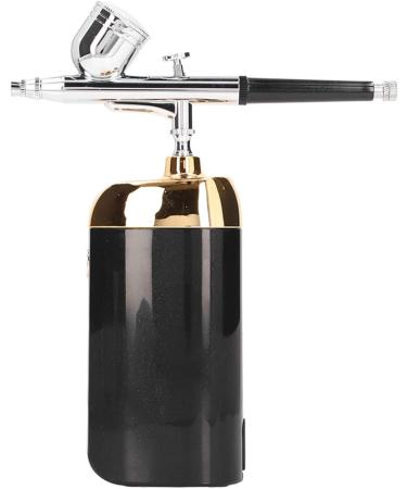 Akozon Oxygen Facial Rejuvenation Kit: Cordless Handheld Airbrush Sprayer with USB Charging for Deep Skin Hydration Cake Decorating and Versatile Artistic Applications (Black) - Buy Online on SooperMarket.com