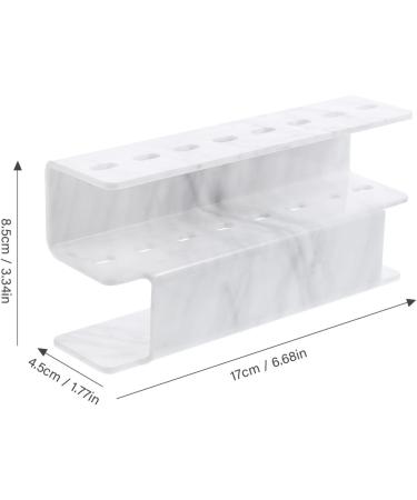 Cabilock Acrylic Tweezers Holder Lash Extension Supplies Tweezer Holder Stand Lash Extension Supply Stand Makeup Brush Holder Tweezers Storage Holder 8 Holes White - Buy Online on SooperMarket.com