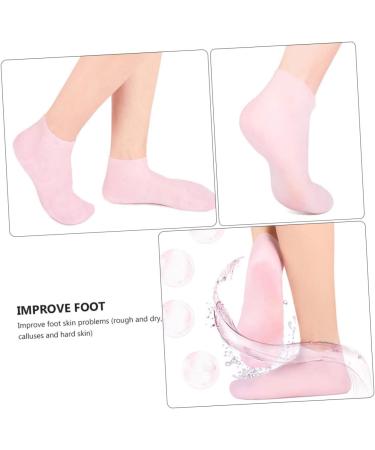ABOOFAN 3 Sets Hydrating Sock Gloves Moisturizing Anti- Cracks Foot Care Socks Hydrating Foot Socks Dry Crack Heel Socks Gel Boat Socks Heel Socks Protector Elasticity Sebs Short Boots - Buy Online on SooperMarket.com