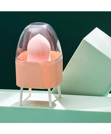 Clear Pink Makeup Sponge Holder | Dustproof & Breathable Beauty Stand for Makeup Eggs - International Shipping Available - Buy Online on SooperMarket.com