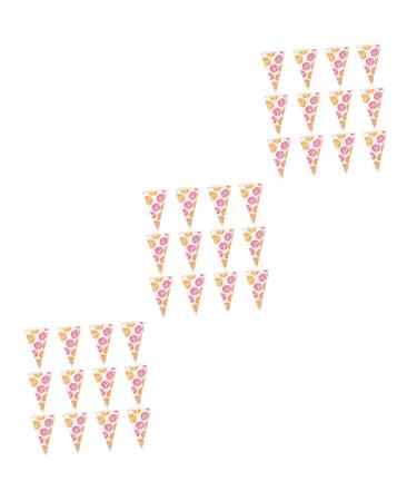 Beavorty 150 Pcs Popcorn Bag Clear Gift Bags Popcorn Cone Bags Goodie Bag Treats for Kids Cone Shaped Treat Bags Wedding Cone Bags Party Child Paper Disposable Biscuit Bag