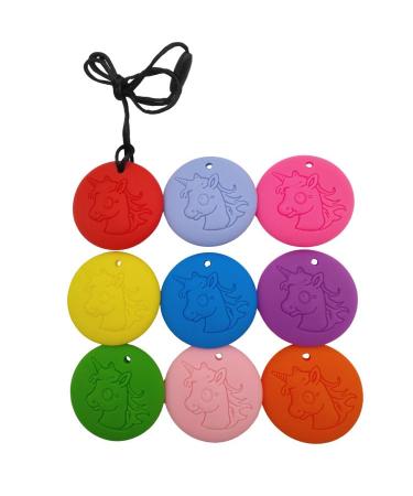 Colon Chain for Children | Sensory Chewing Necklace | Silicone Bite Ring for Autism & ADHD | Ideal Chew Toys for Kids - Buy Online on SooperMarket.com