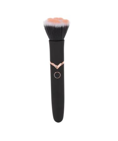 Premium Durable Makeup Brush Base Blush Loose Powder Brush 10 Gears Vibration Electric Massage Brush Perfect For Blending Liquid Cream and Flawless Powder Buffing Blending Concealer