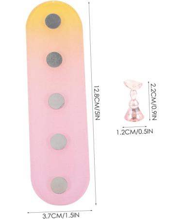 minkissy Creative Nail Stands 3 Sets Nail Practice Holder Beauty Nail Holders Acrylic Trays for Display Training Nail Racks Nail Holder Nail Decor Exercise Rack Plastic and Silver - Buy Online on SooperMarket.com