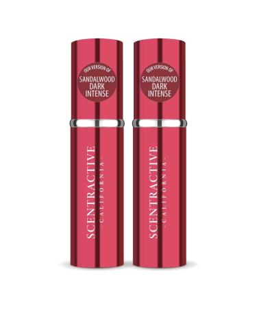 CA Perfume Impression of Emra Sandalwood Dark Intense For Women Fragrance Concentrated Long Lasting Eau de Parfum Spray Refillable Glass Atomizer Bottle 0.17 Fl Oz/5ml-X2 EMRA SANDALWOOD DARK INTENSE 0.34 Fl Oz (Pack of 1)