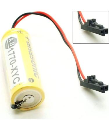 Buy Pack of 8 - 1770-XYC 3V 1800mAh Battery Replacement for 1770-XYC/A 1770-XYB 1756-BA1 | Non-Rechargeable with Black Plug - International Shipping Available - Buy Online on SooperMarket.com